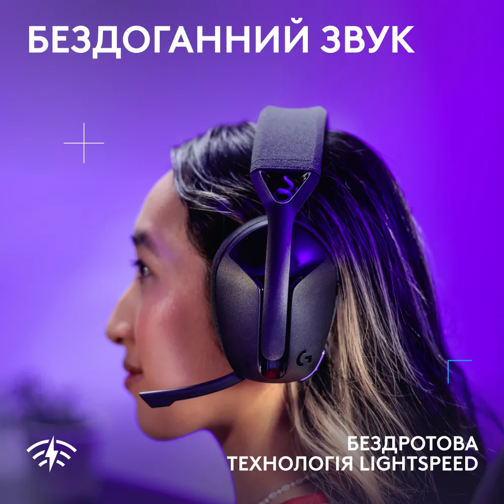 Игровая гарнитура Logitech G321 Lightspeed Wireless Black (L981-001563) фото4