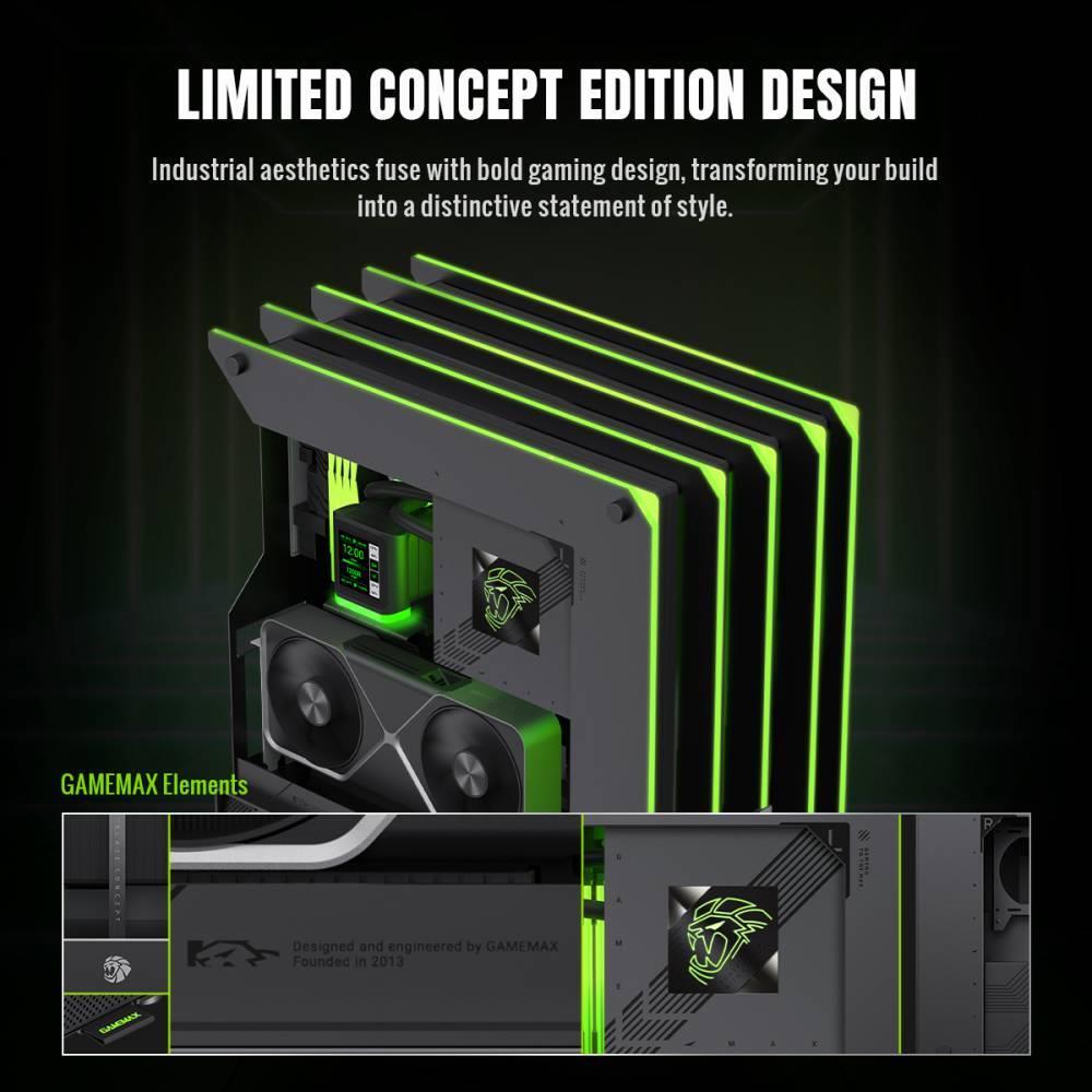 Корпус для ПК GAMEMAX ATX BLADE CONCEPT (BLADE CONCEPT) фото