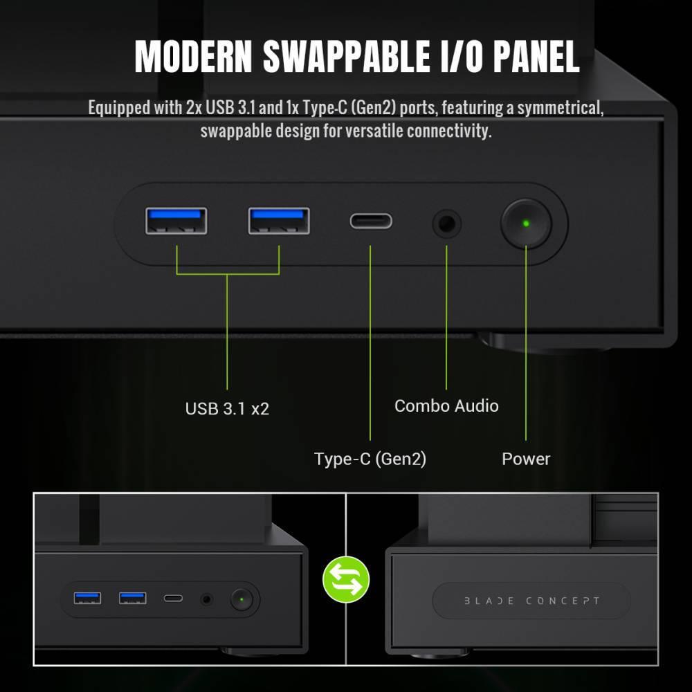 Корпус для ПК GAMEMAX ATX BLADE CONCEPT (BLADE CONCEPT) фото