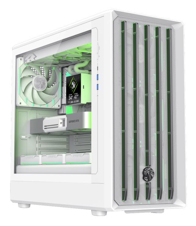 Корпус для ПК GAMEMAX ATX CLAW 460 White (CLAW 460 WH) фото2