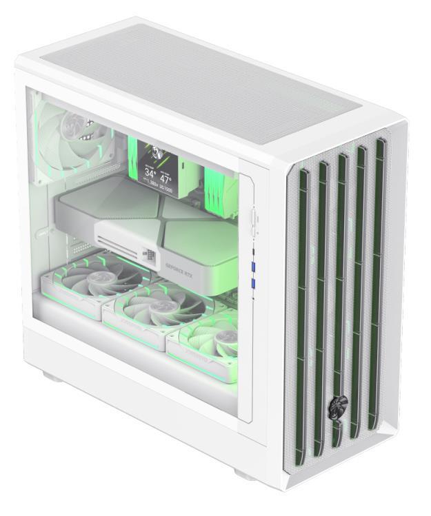 Корпус для ПК GAMEMAX ATX CLAW 460 White (CLAW 460 WH) фото5