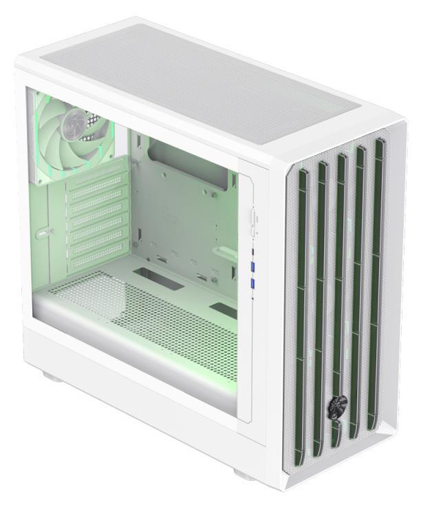 Корпус для ПК GAMEMAX ATX CLAW 460 White (CLAW 460 WH) фото6
