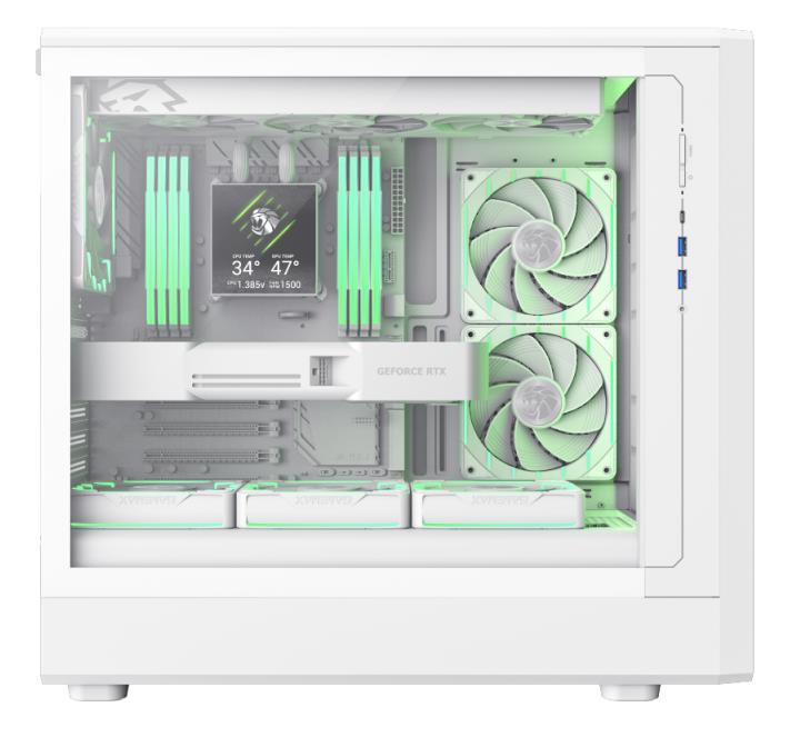 Корпус для ПК GAMEMAX ATX CLAW 460 White (CLAW 460 WH) фото9