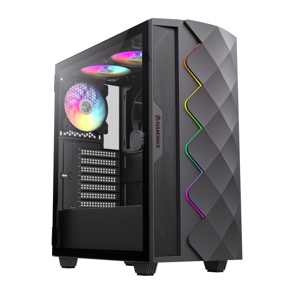 Корпус для ПК GAMEMAX ATX DIAMOND CP BK (DIAMOND CP BK) фото3