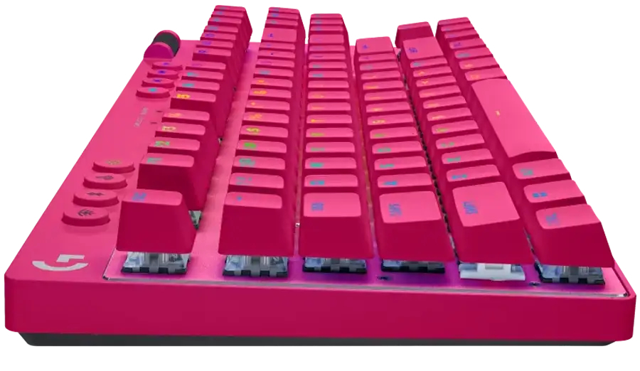 Игровая клавиатура Logitech G PRO X TKL Lightspeed Tactile Magenta (L920-012159) фото3