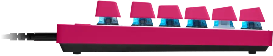 Игровая клавиатура Logitech G PRO X TKL RAPID Linear Magenta (L920-013253) фото4