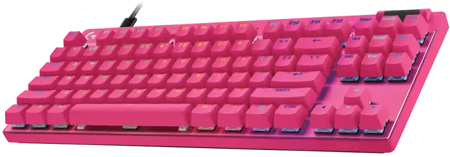 Игровая клавиатура Logitech G PRO X TKL RAPID Linear Magenta (L920-013253) фото3