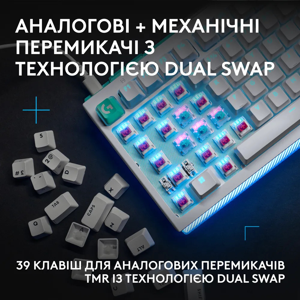 Игровая клавиатура Logitech G512 X 75 Tactile White (L920-013955) фото