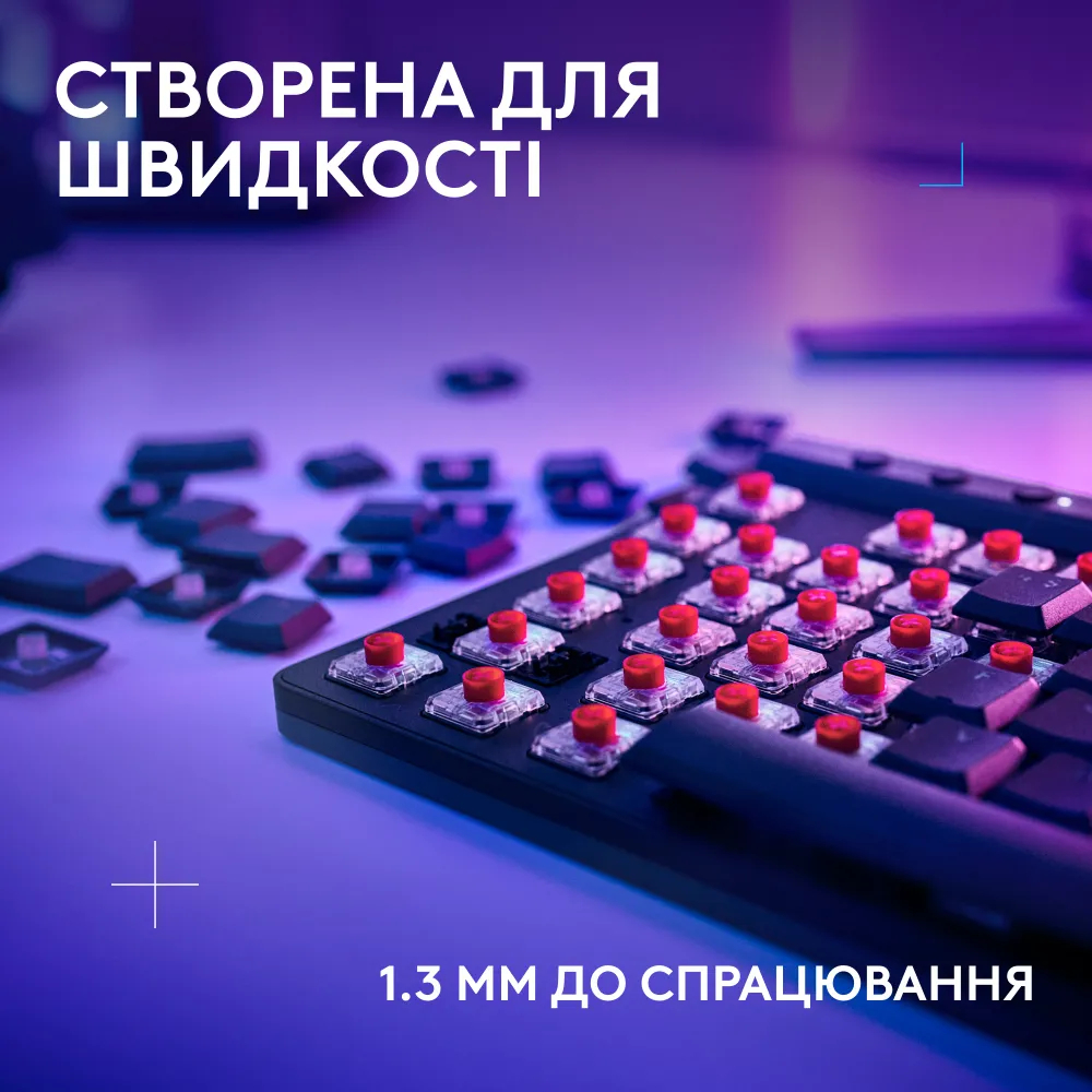 Игровая клавиатура Logitech G515 Lightspeed TKL Tactile Black (L920-014075) фото