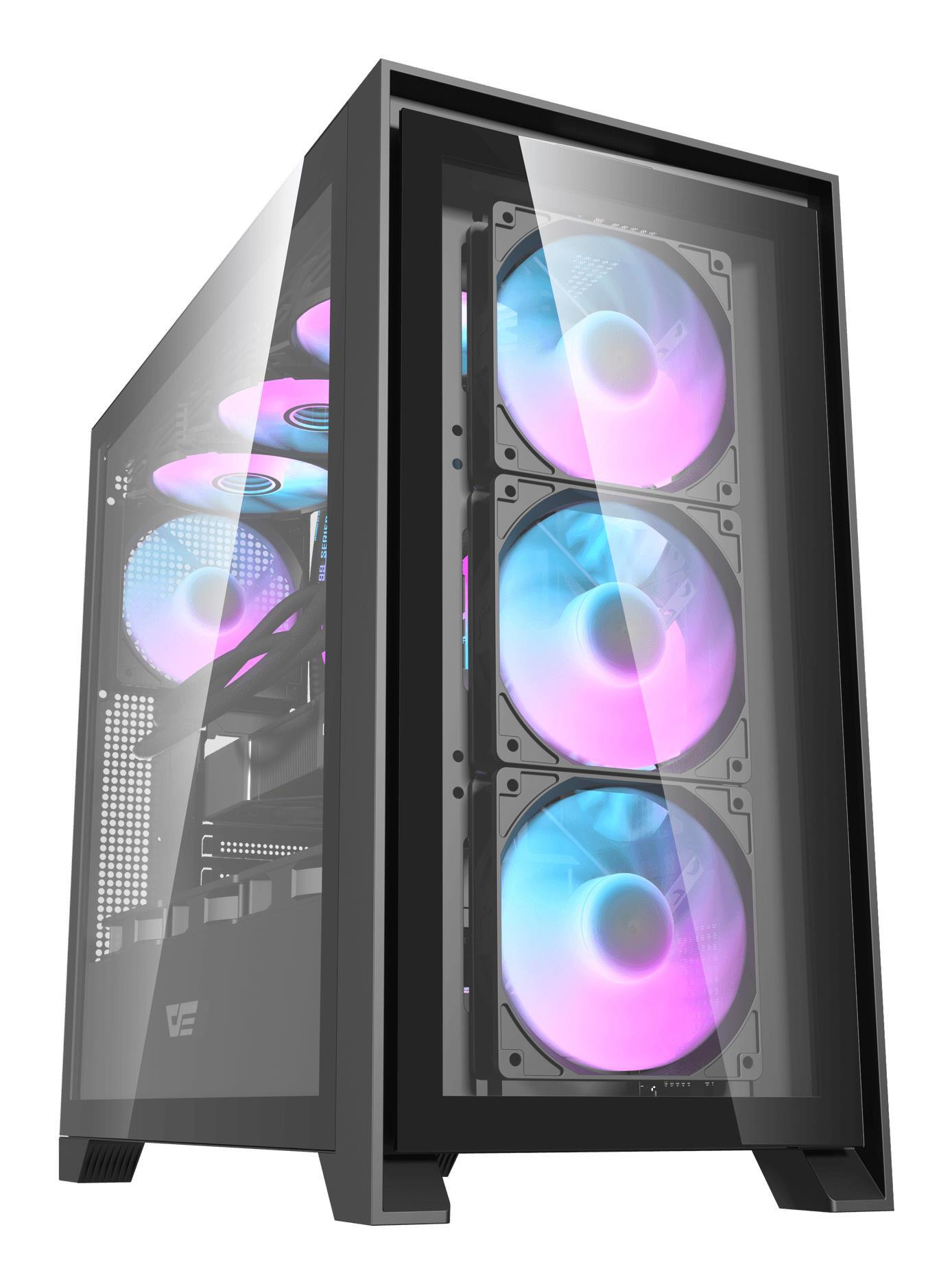 Корпус для ПК DARK FLASH ATX DRX90 GLASS Black (DRX90 GLASS BLACK) фото2
