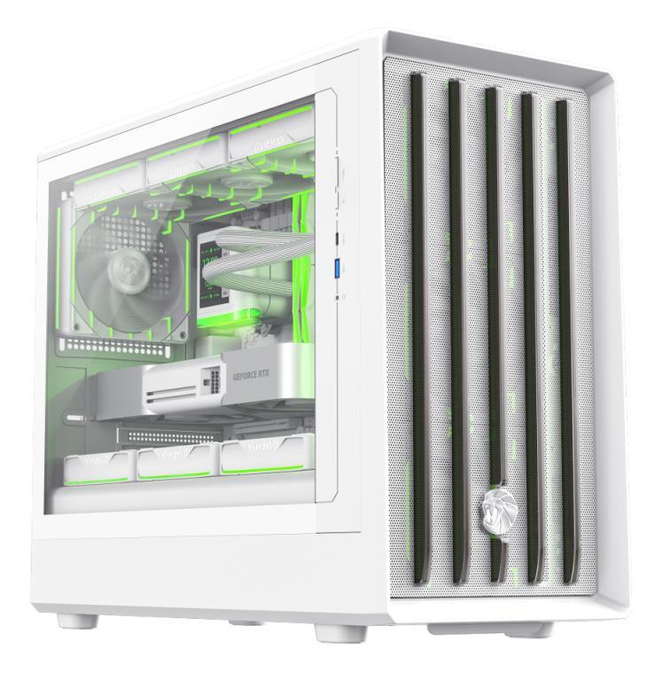 Корпус для ПК GAMEMAX MATX U CLAW 360 White (CLAW 360 WH) фото2