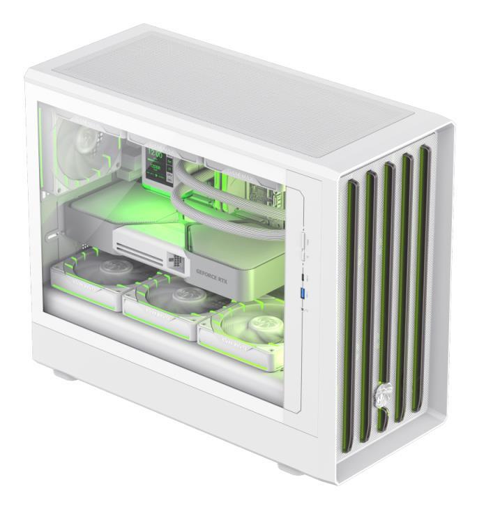Корпус для ПК GAMEMAX MATX U CLAW 360 White (CLAW 360 WH) фото4