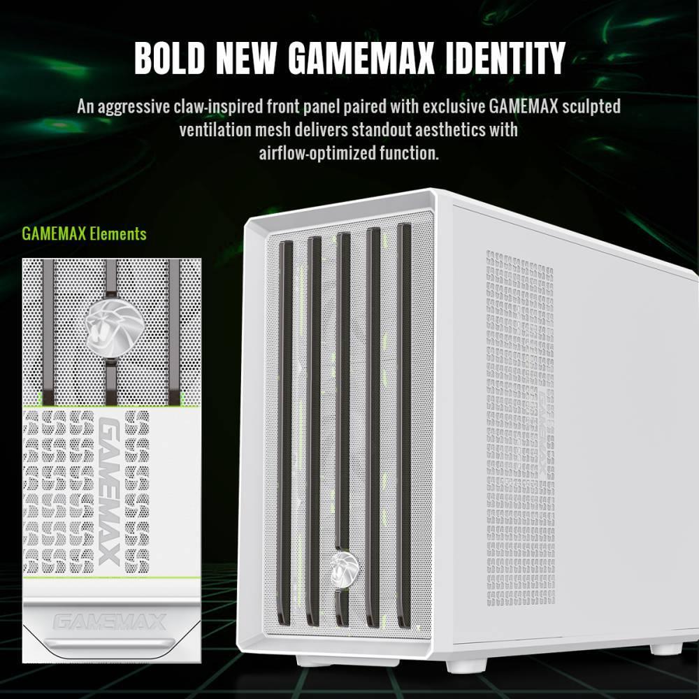 Корпус для ПК GAMEMAX MATX U CLAW 360 White (CLAW 360 WH) фото9