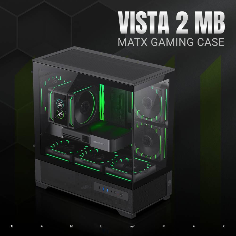 Корпус для ПК GAMEMAX MATX U VISTA 2 MB (VISTA 2 MB) фото11