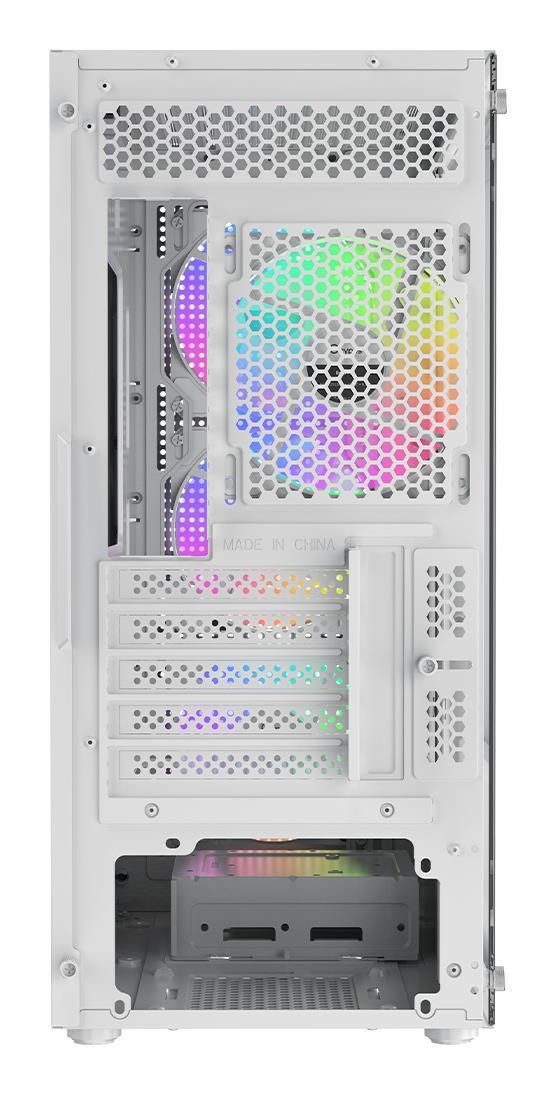 Корпус для ПК OCYPUS MATX U GAMMA C50 ARGB White (GAMMA-C50-WHG400XX-GL) фото3