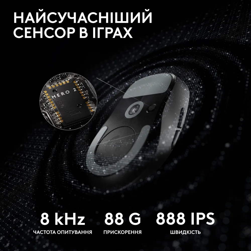 Игровая мышь Logitech G Pro X Superlight 2 Lightspeed Wireless Black (L910-006630) фото4
