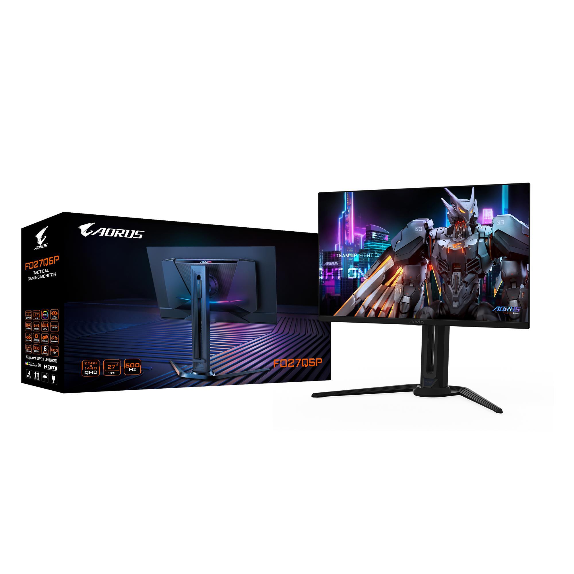Монітор 27" GIGABYTE AORUS FO27Q5P EK (AORUS FO27Q5P EK) фото7