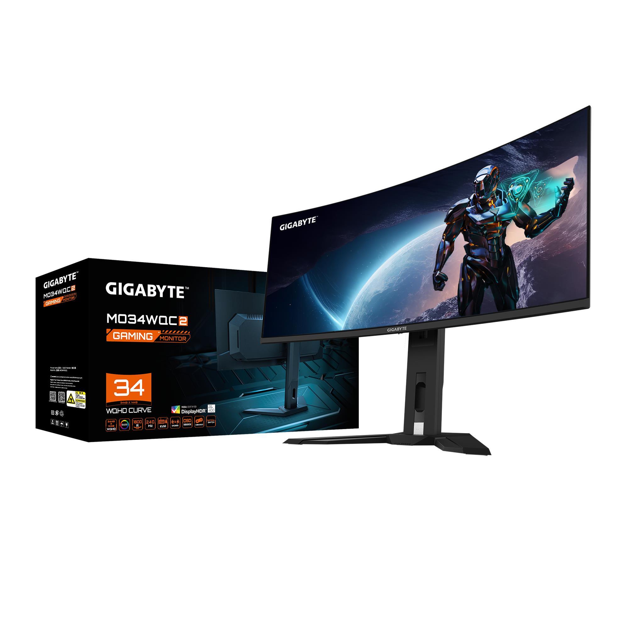 Монітор 34" GIGABYTE MO34WQC2 EK (MO34WQC2 EK) фото8