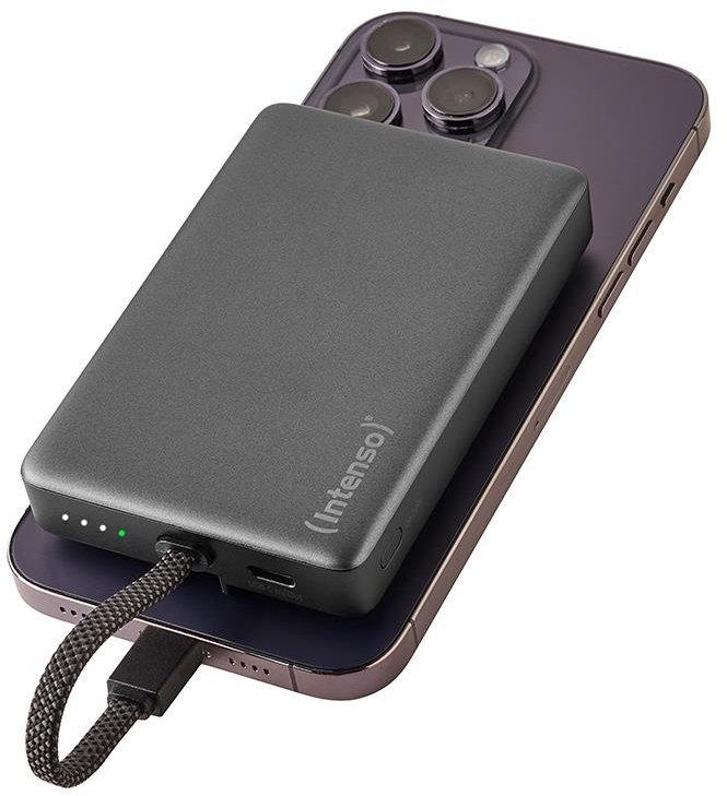 Портативное зарядное уствойство Intenso PowerBank USB 10000mAh Magnetic Grey MC10000 (7340034) фото5