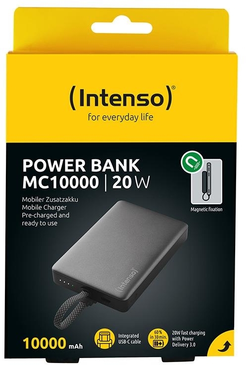 Портативное зарядное уствойство Intenso PowerBank USB 10000mAh Magnetic Grey MC10000 (7340034) фото6