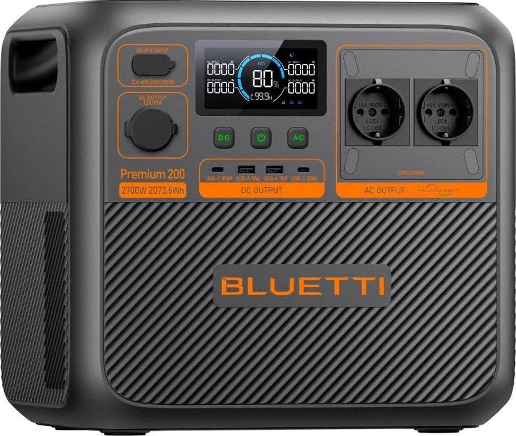 Портативная зарядная станция Bluetti 2700W PREMIUM 200 V2 (PREMIUM 200 V2) фото5