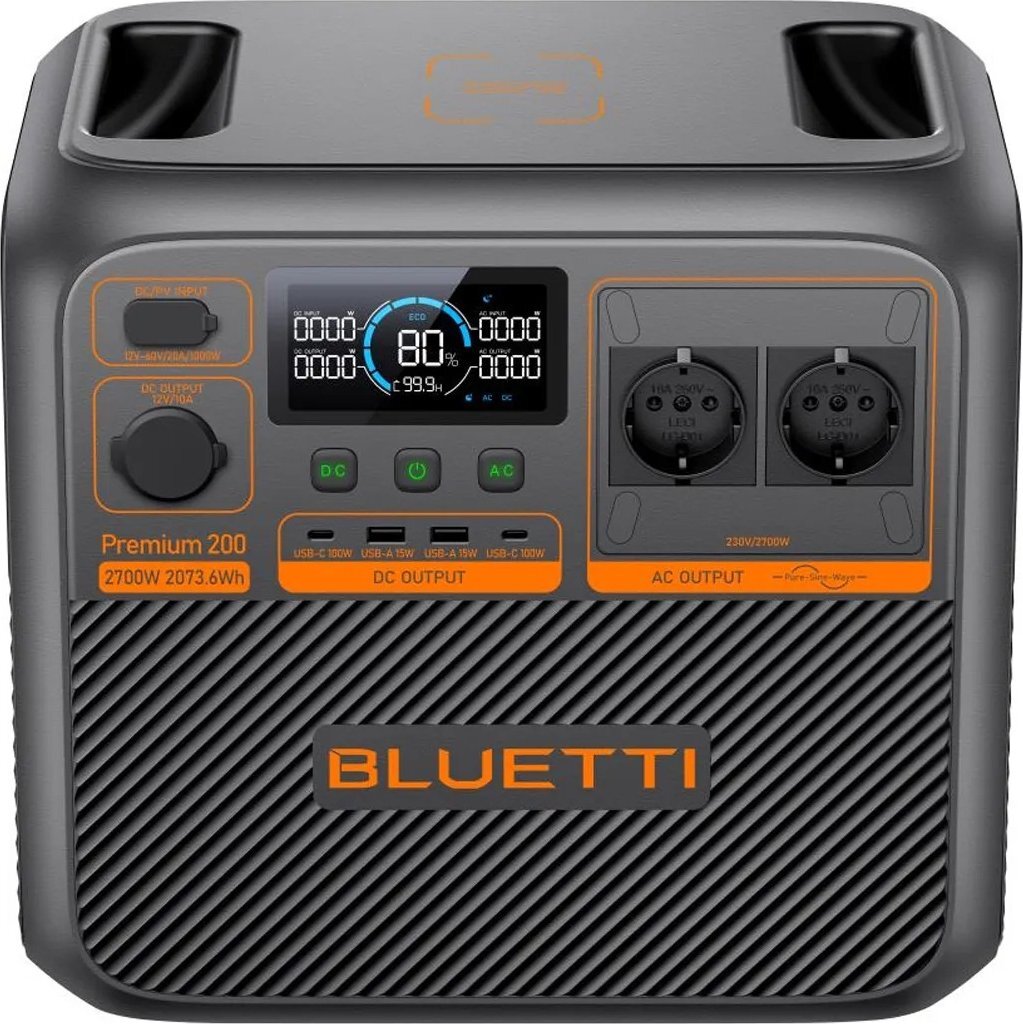 Портативная зарядная станция Bluetti 2700W PREMIUM 200 V2 (PREMIUM 200 V2) фото4