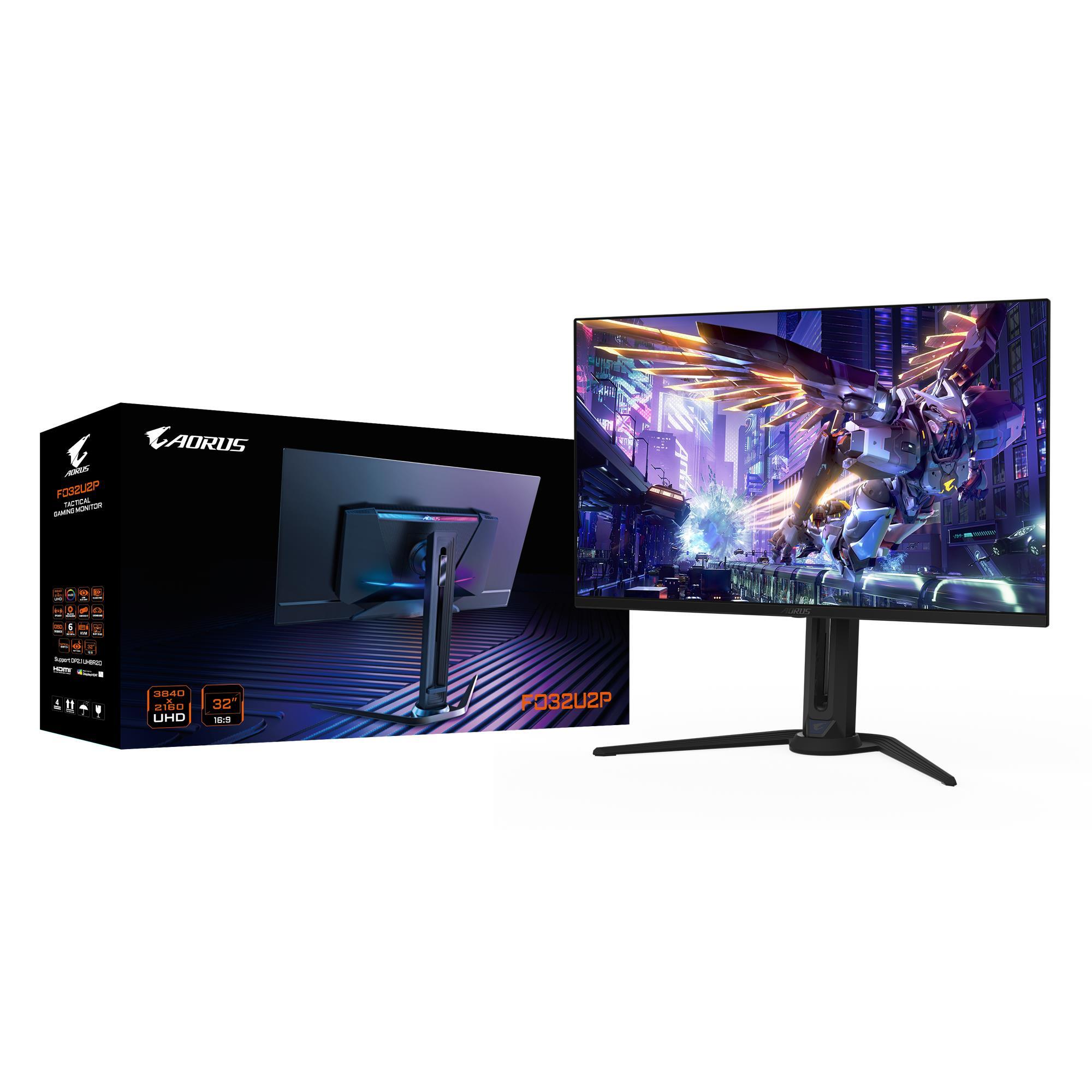 Монитор 32" GIGABYTE AORUS FO32U2P EK (AORUS FO32U2P EK) фото