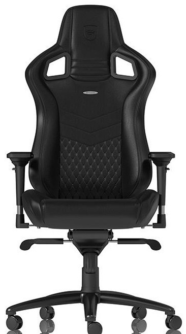 Кресло игровое NOBLECHAIRS EPIC real leather black (NBL-RL-BLA-001) фото2