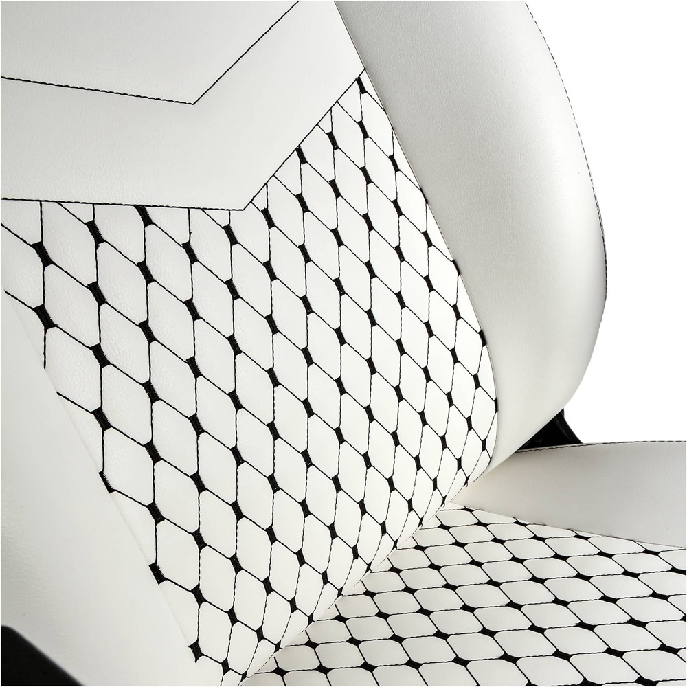Кресло игровое NOBLECHAIRS ICON White/Black (NBL-ICN-PU-WBK) фото5