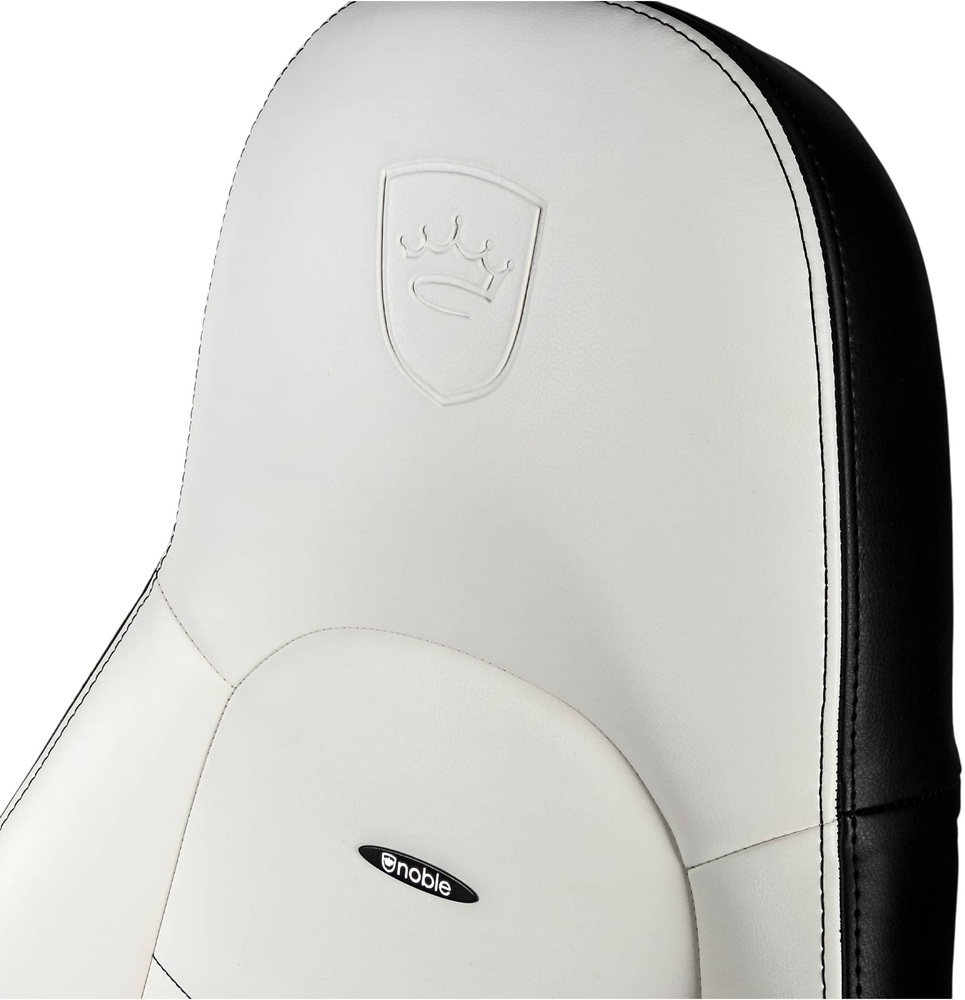 Кресло игровое NOBLECHAIRS ICON White/Black (NBL-ICN-PU-WBK) фото4