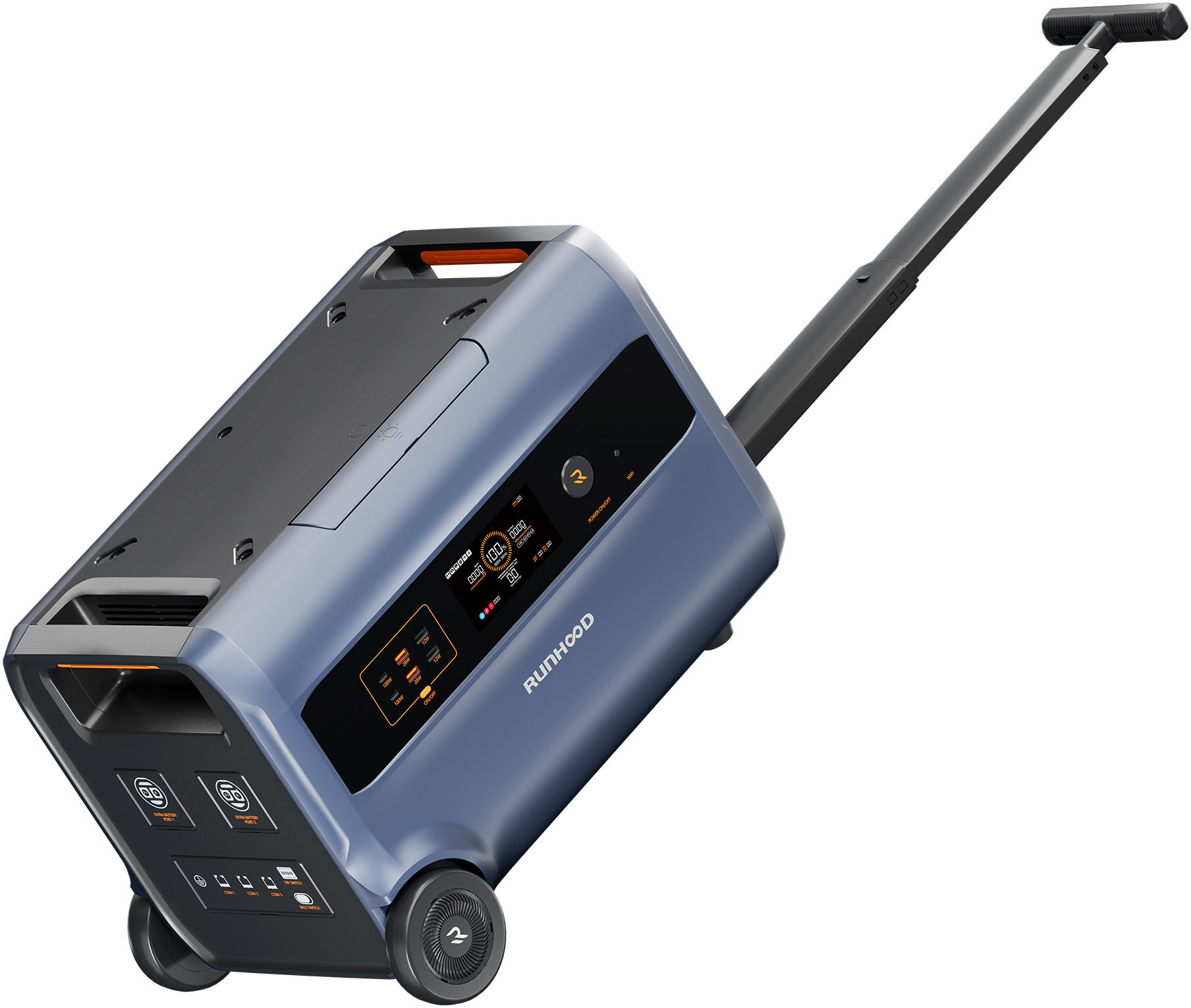 Портативна електростанція Runhood 2400W/2400Wh LiF ePO4 (F2400) фото7