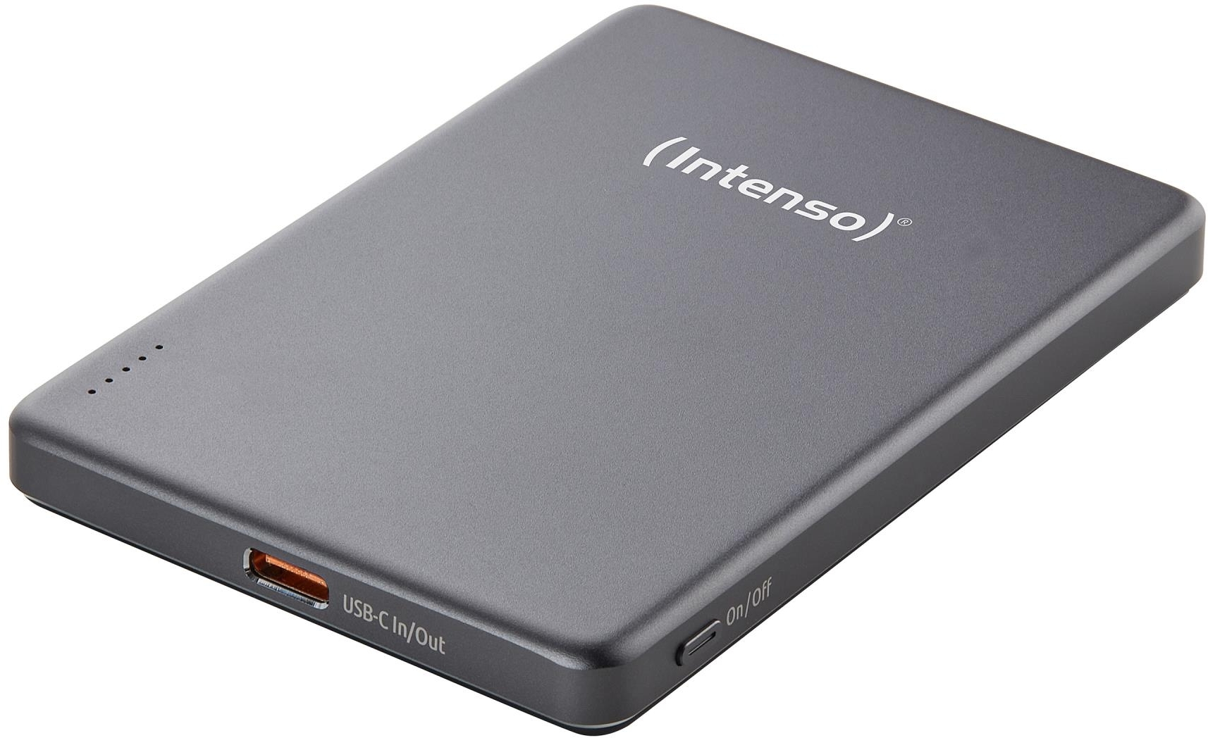 Портативное зарядное уствойство Intenso PowerBank USB 5000MAH MAG GREY MW5000 (7344024) фото3