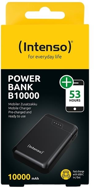 Портативное зарядное уствойство Intenso PowerBank USB 10000MAH BLACK B10000 (7320530) фото4