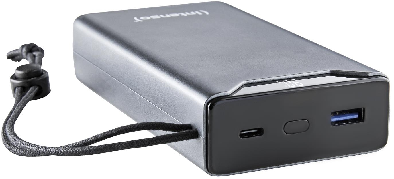 Портативное зарядное уствойство Intenso PowerBank USB 20000MAH QC3.0 GREY F20000 (7332054) фото