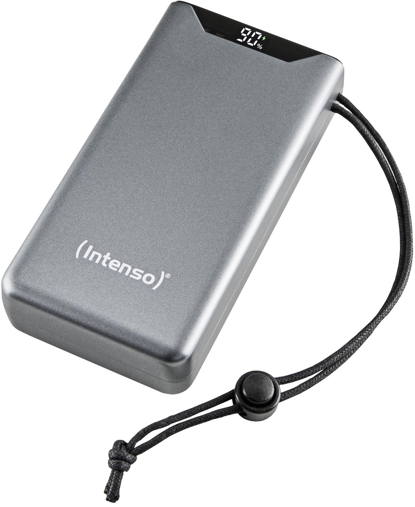 Портативное зарядное уствойство Intenso PowerBank USB 20000MAH QC3.0 GREY F20000 (7332054) фото