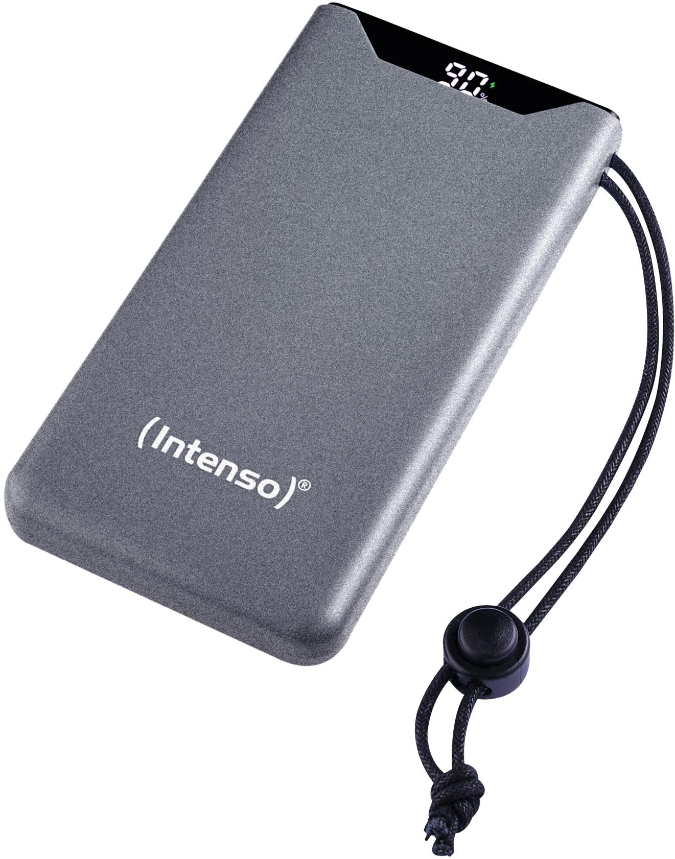 Портативное зарядное уствойство Intenso PowerBank USB 10000MAH QC3.0 GREY F10000 (7332034) фото2