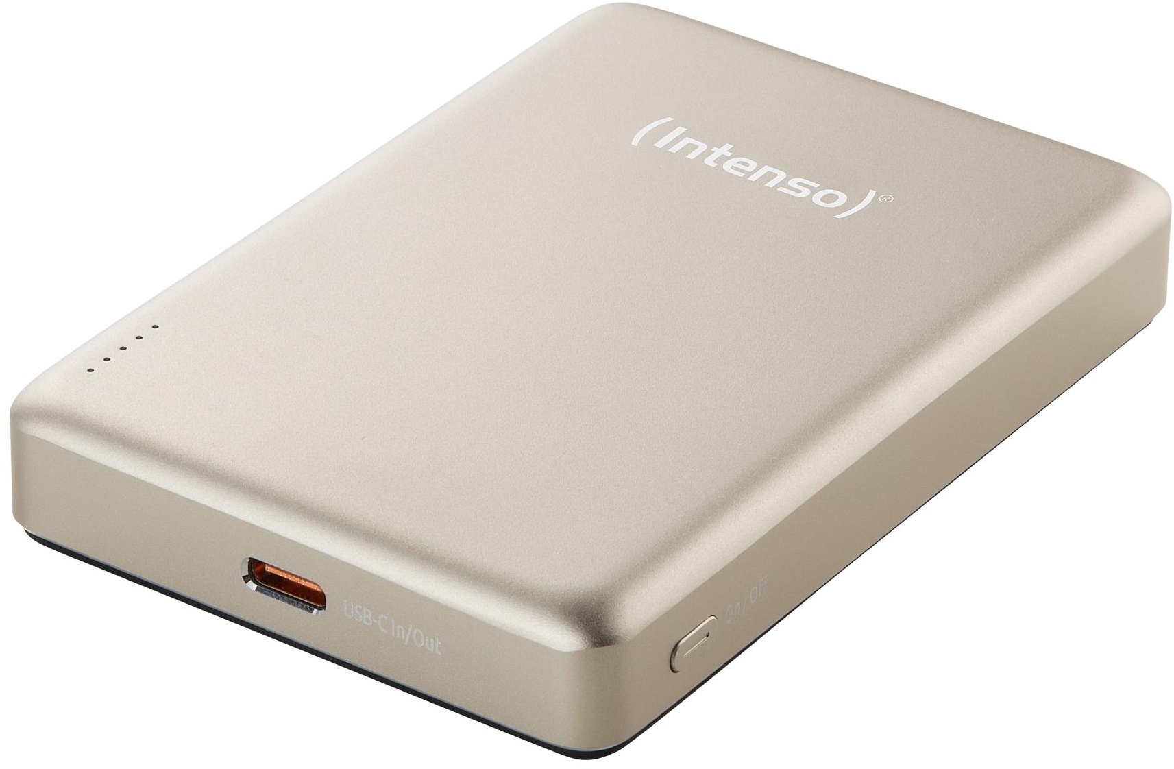 Портативное зарядное уствойство Intenso PowerBank USB 10000MAH MAG CHAMPAGNE MW10000 (7344031) фото3
