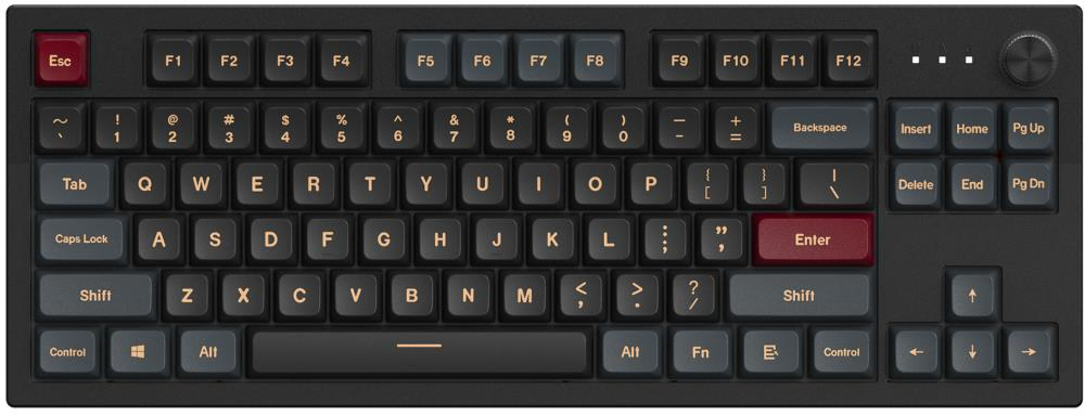 Игровая клавиатура Montech MKey TKL Darkness Brown Switch (MK87DB) фото2