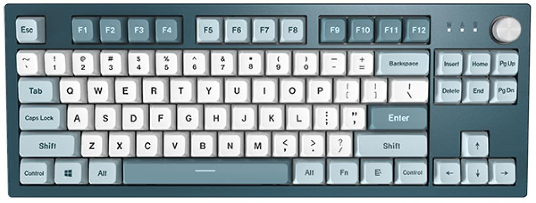 Игровая клавиатура Montech MKey TKL Freedom Brown Switch (MK87FB) фото2