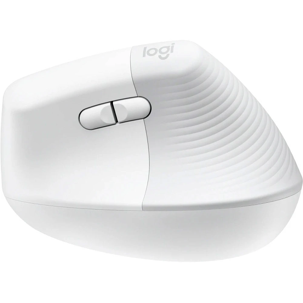 Мышь Logitech Lift Bluetooth Vertical Ergonomic Mouse, WHITE/PALE GREY фото2