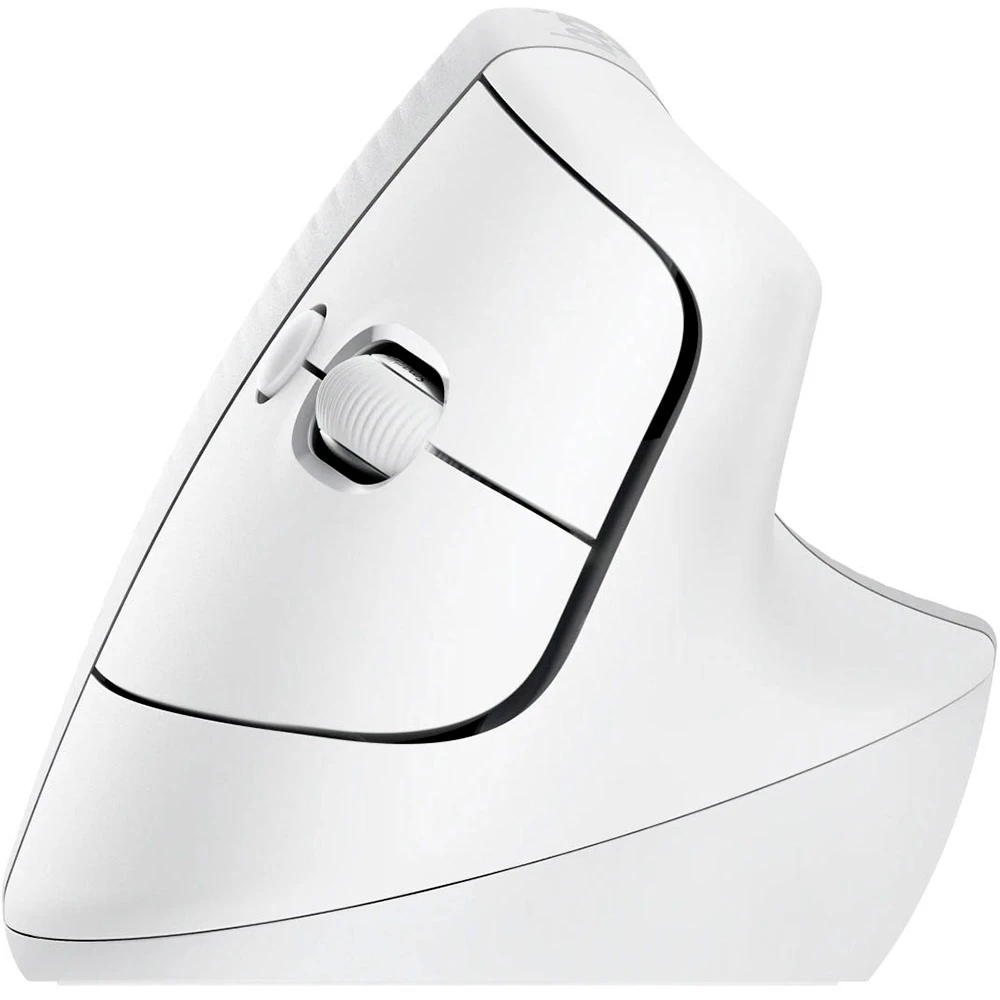 Мышь Logitech Lift Bluetooth Vertical Ergonomic Mouse, WHITE/PALE GREY фото4