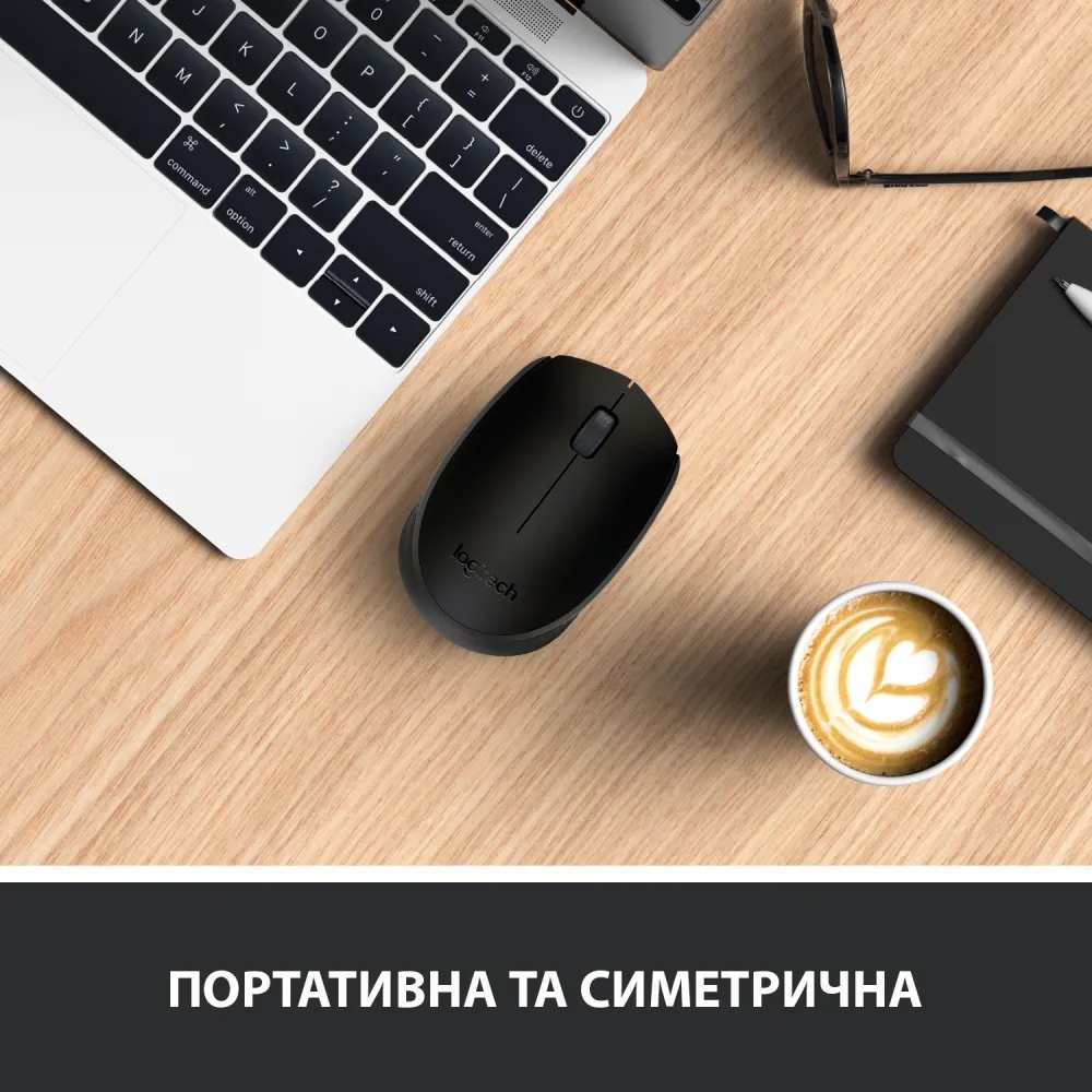 Мышь Logitech M170 Wireless Mouse, GREY фото5