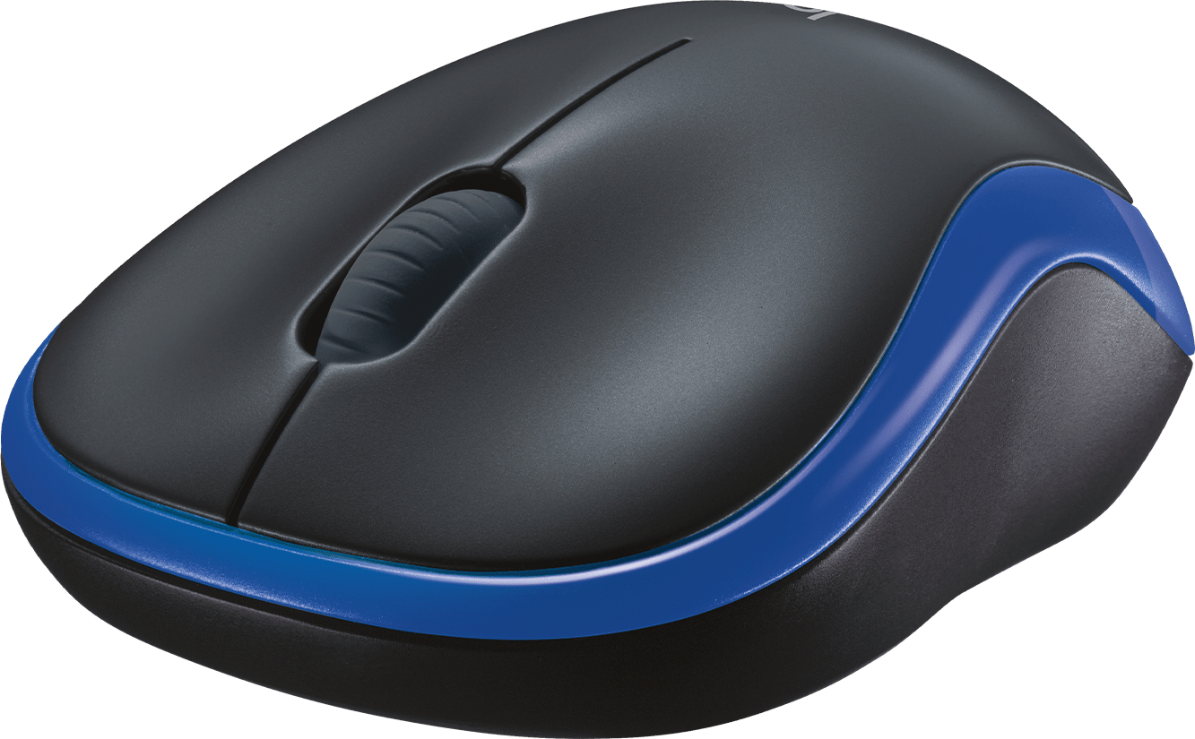 Мышь Logitech M185 Wireless Mouse, BLUE фото3