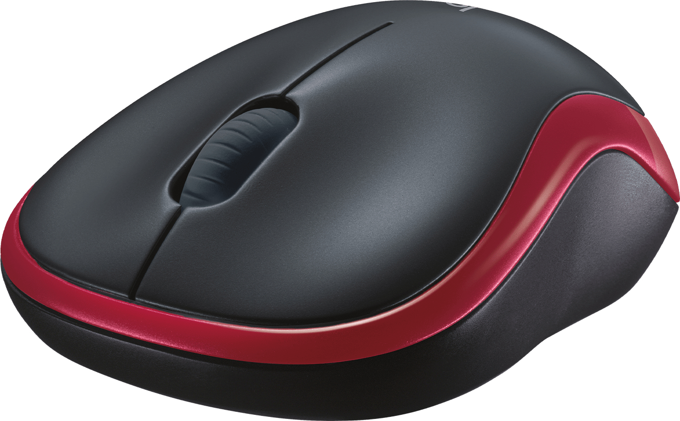 Мышь Logitech M185 Wireless Mouse, RED фото4