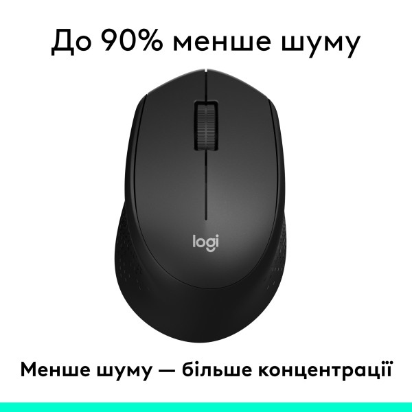 Мышь Logitech M330 Wireless Mouse, SILENT PLUS, BLACK фото2