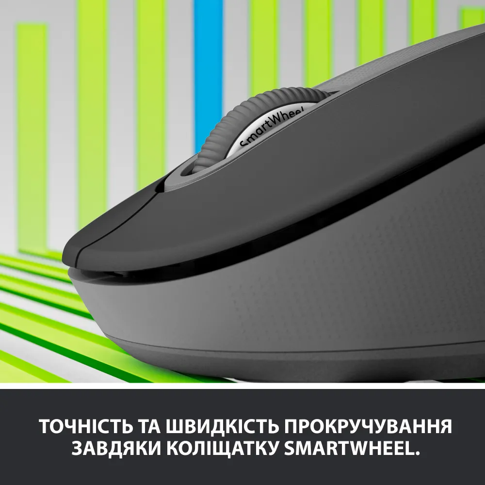 Мышь Logitech M650L Signature Bluetooth Mouse, GRAPHITE фото2