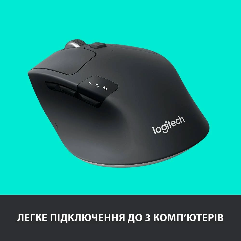 Мышь Logitech M720 Triathlon Wireless Mouse, BLACK фото2
