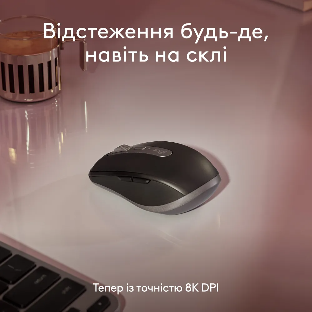 Мышь Logitech MX Anywhere 3S for Mac Wireless Mouse, PALE GREY фото2