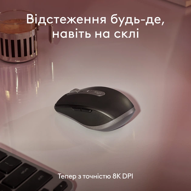 Мышь Logitech MX Anywhere 3S for Mac Wireless Mouse, SPACE GREY фото3