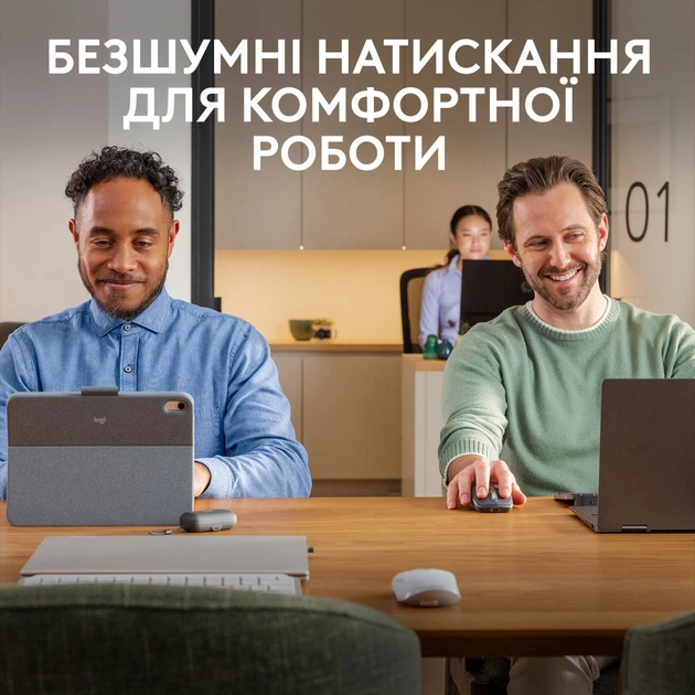 Мышь Logitech MX Anywhere 3S, 2.4GHZ/BT PALE GREY фото3